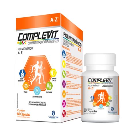 Complevit Cabelos E Unhas - COMPLEVIT POLIVITAMINICO A-Z 60 CPS | Shopee Brasil