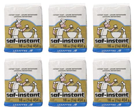 LeSaffre Saf Instant Yeast Gold 16 Oz Pack Of 6 Walmart