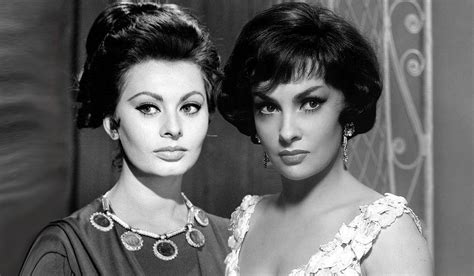 Gina Lollobrigida Sophia Loren