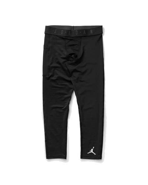 Jordan Sport Dri Fit 3 4 Tights Black Mens Sweatpants Jordanluca