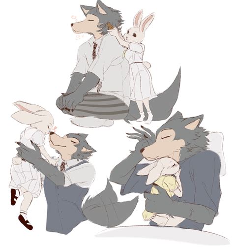 Legosi And Haru Sketches Uwunie Beastars Corpse Party Manga Anime