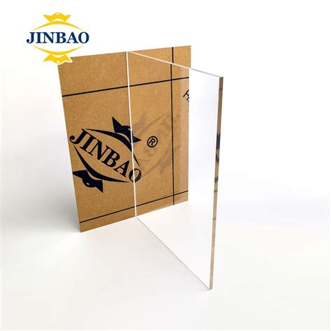 Jinbao China Factory Ftx Ft Perspex Types High Quality Cast Pmma