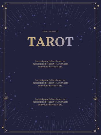 Tarot Theme Professional Google Slides Presentation