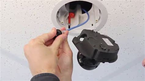 Installing The Avigilon H4SL Dome Camera With In Ceiling Mount YouTube