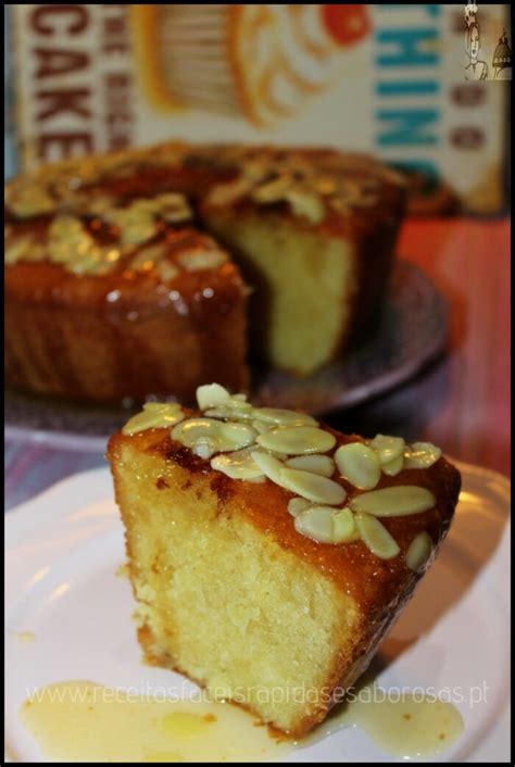 Bolo de amêndoas e coco Receitas fáceis rápidas e saborosas