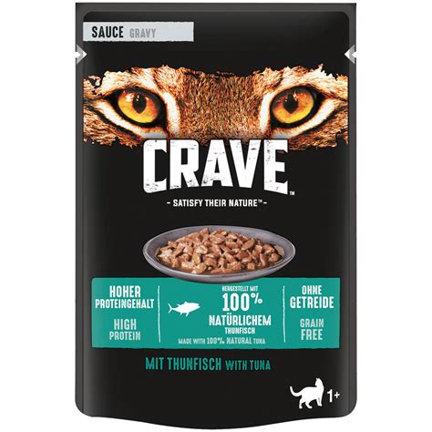 Crave™ Katze Portionsbeutel Sauce Mit Thunfisch 85g