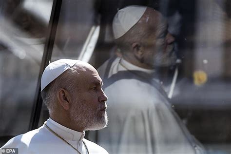 John Malkovich Transforms Into The Supreme Pontiff During The New Pope Filming In Rome Daily