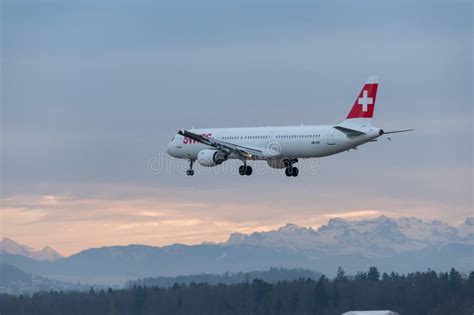 Hb Iof Swiss Airbus A Jet In Zurich In Switzerland Editorial