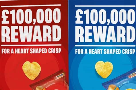 Walkers Offer £100000 Reward To Snacker Who Can Find The Best Heart