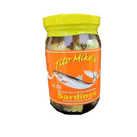 Tito Mikes Sardines Spanish Style Original 220g Sunshine Grocery