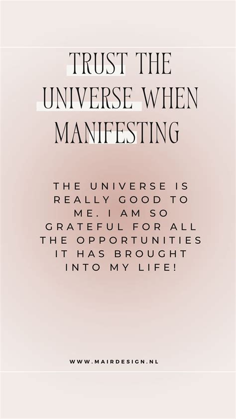 Say This Affirmation To Express Trust When Manifesting Subconscious