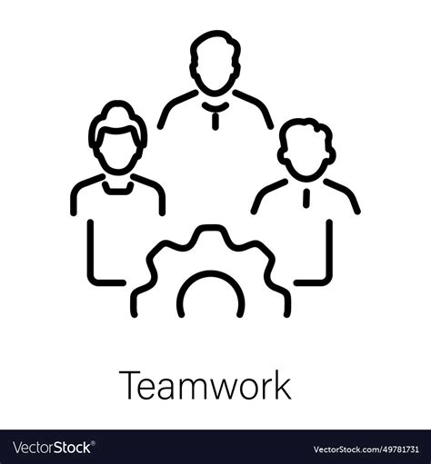 Teamwork Royalty Free Vector Image - VectorStock