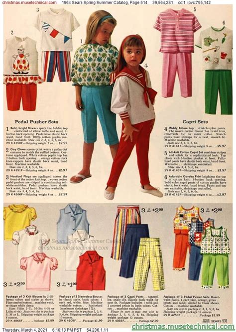 1964 Sears Spring Summer Catalog Page 514 Christmas Catalogs