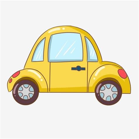 Car png transparent yellow car beautiful car hand drawn car cartoon car ...