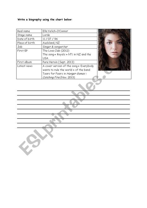 Royals Lorde Esl Worksheet By Lapluspire