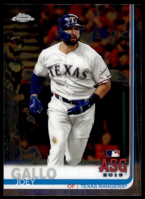 Topps Chrome Update Edition Joey Gallo Texas Rangers Ebay