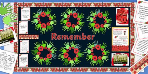 Ready Made Remembrance Day Display Pack Teacher Made