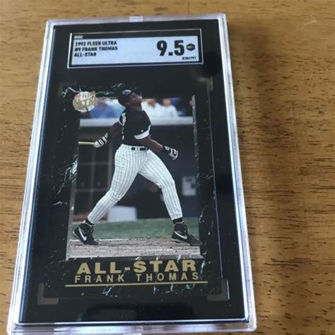 1992 Fleer Ultra Frank Thomas All Star Sgc 95 Mt Pop 2 Eur 1480