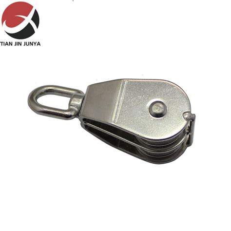 Junya Oem Heavy Duty Stainless Steel Investment Casting Rope Pulley For