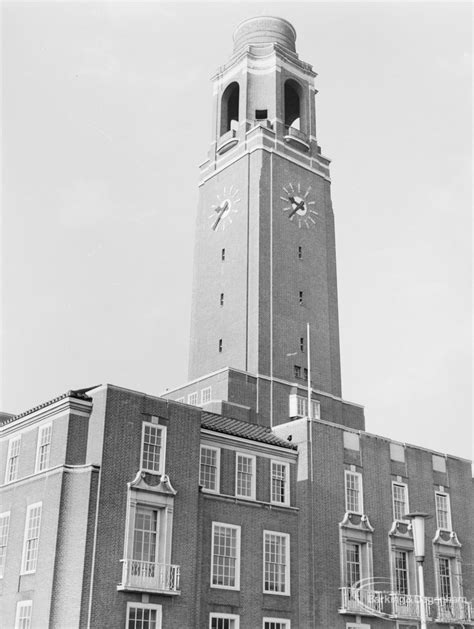 Barking Town Hall Clocktower From North East 1972 Barking And