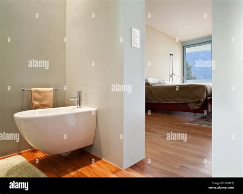 contemporary house, bathroom Stock Photo - Alamy