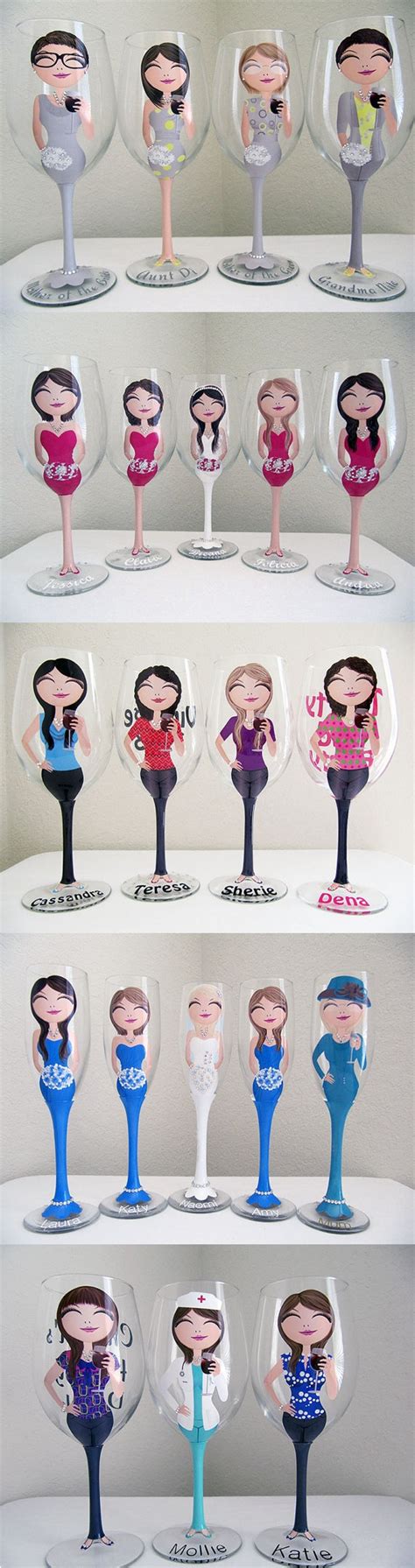 Personalized Wine Glasses - AllDayChic