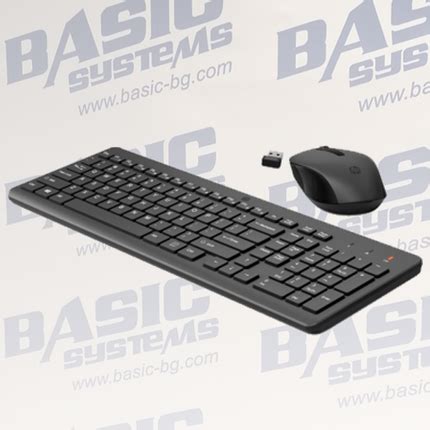 HP 330 Wireless Mouse and Keyboard Combo,Black / HP 330 безжична мишка ...