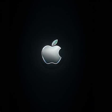 Premium Photo | Apple logo on a dark background