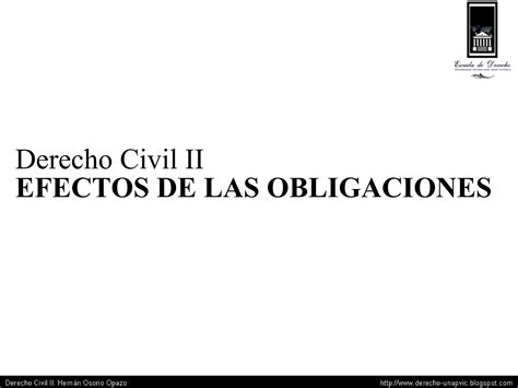 Efectos De La Obligaciones 2 Ppt Descarga Gratuita