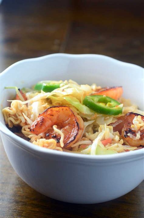 Sweet N Spicy Shrimp Ramen Noodle Salad Life S Ambrosia