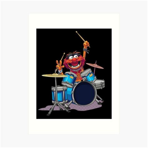 "Animal Drummer The Muppets Show" Art Print by keithmasnderson | Redbubble