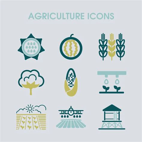 Farm Field Icon Agriculture Sign Graph Symbol Your Web Site Stock