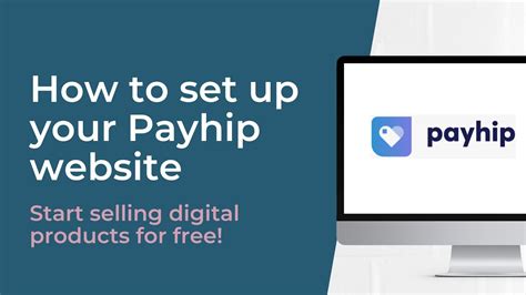 How To Setup A Payhip Shop And Sell Digital Products Youtube