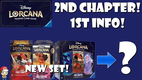 New Disney Lorcana Set Revealed 1st Information On Chapter 2 New Type