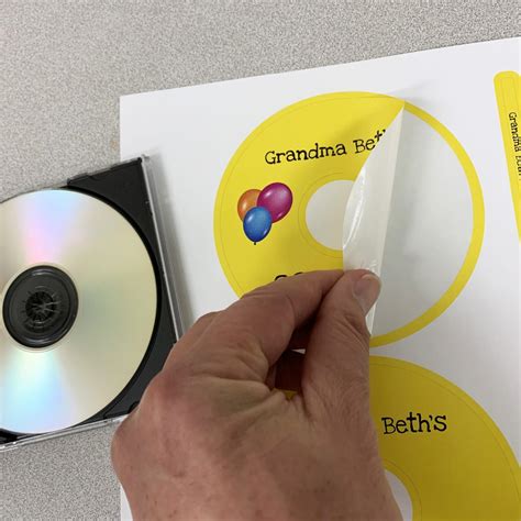 CD / DVD Labels - 2 per Page with Small Centers (Full Face) - Blank Labels