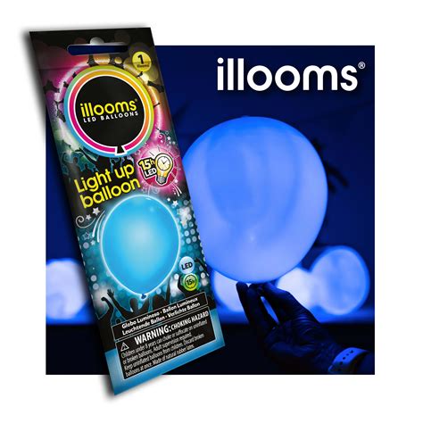 Illooms Light Up Balloons Blue Pack Add Fun And Excitement To