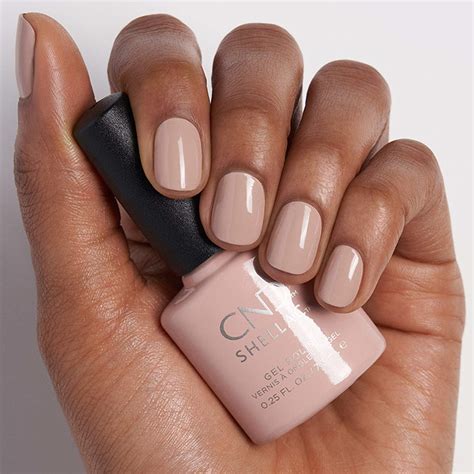 Cnd Shellac Gel Polish Unmasked Color Ml Nude Collection Buy