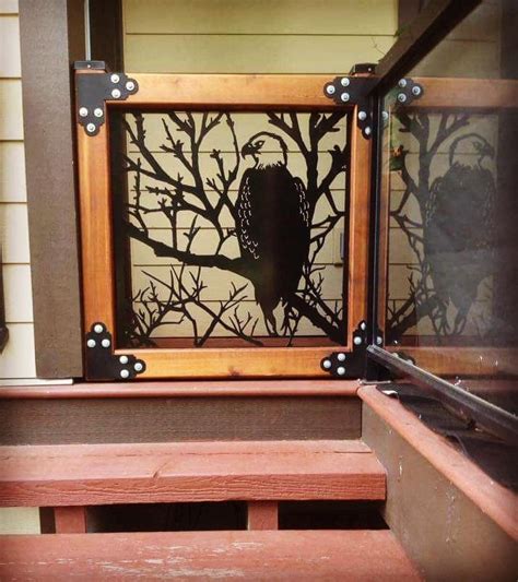 Eagle Metal Gates Made With Wood Frame 3.5x3.5' - Etsy