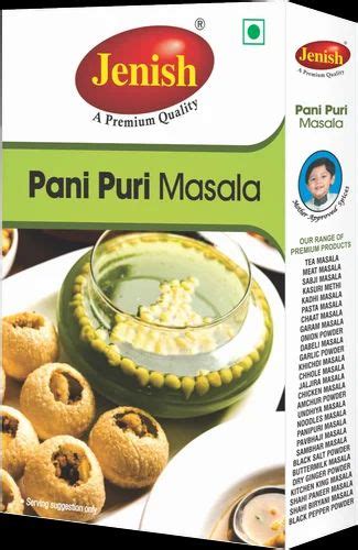 Jodhpuri Pani Puri Masala Packaging Size G Packaging