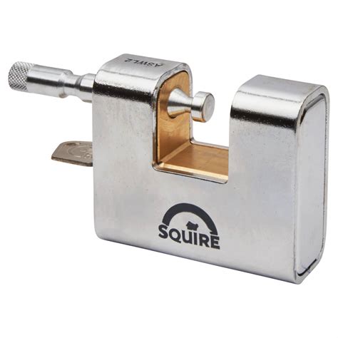 Henry Squire Armoured Steel Shutter Lock 80mm KA IronmongeryDirect