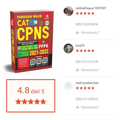 Jual Buku Tes Cpns Panduan Wajib Cat Cpns Buku Cpns Asn