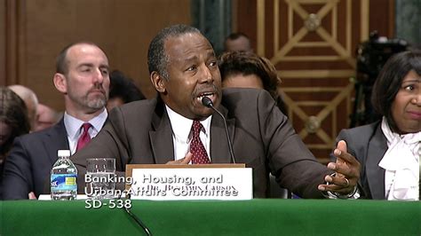 Rounds Questions Dr Ben Carson At Confirmation Hearing To Be Next Hud