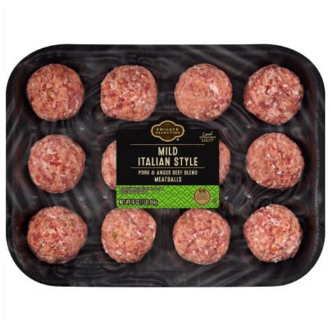 Private Selection Mild Italian Meatballs 16 Oz Kroger