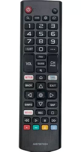 Control Remoto Tv LG Smart Netflix Amazon Modelo Akb75675304 MercadoLibre