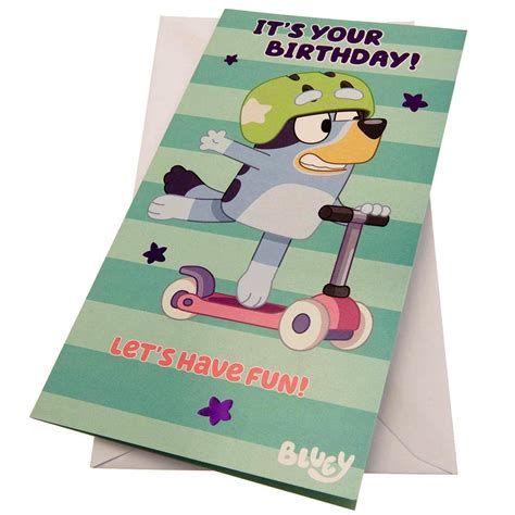 Buy Danilo Promotions Limited Bluey Birthday Card Official Bluey