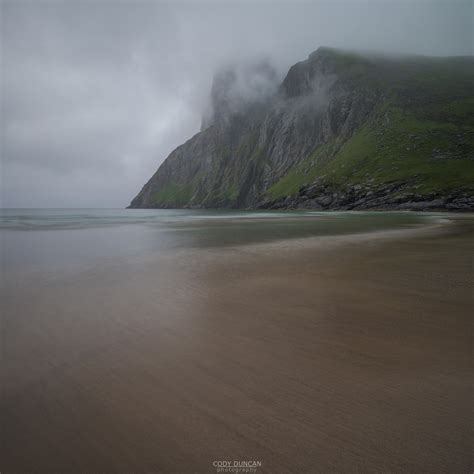 Grey Summer Weather Friday Photo Lofoten Islands Norway North