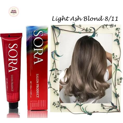 Sora Hair Dye Color In Light Ash Blonde Lazada Ph