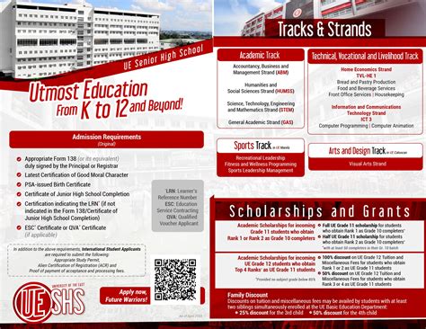 SHS Brochure – University of the East