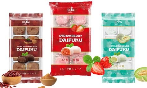 Buy Fusion Select Japanese Variety Fruit Flavor Daifuku Mochi Bean Jam