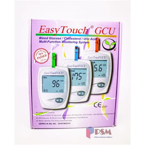 Jual Gcu Test Easy Touch Alat Tes Gula Darah Asam Urat Cholesterol